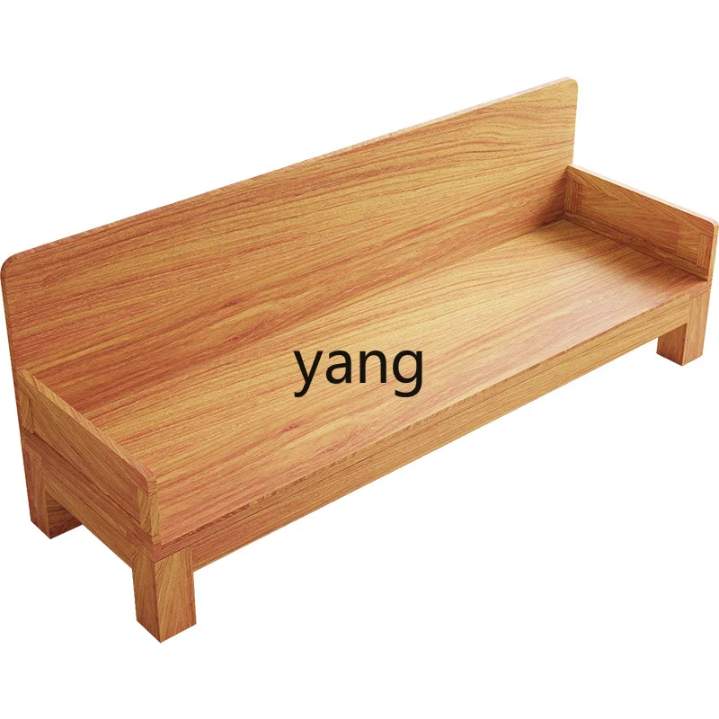 

LMM all-solid wood sofa Japanese winter and summer dual-purpose fabric sofa combination log style