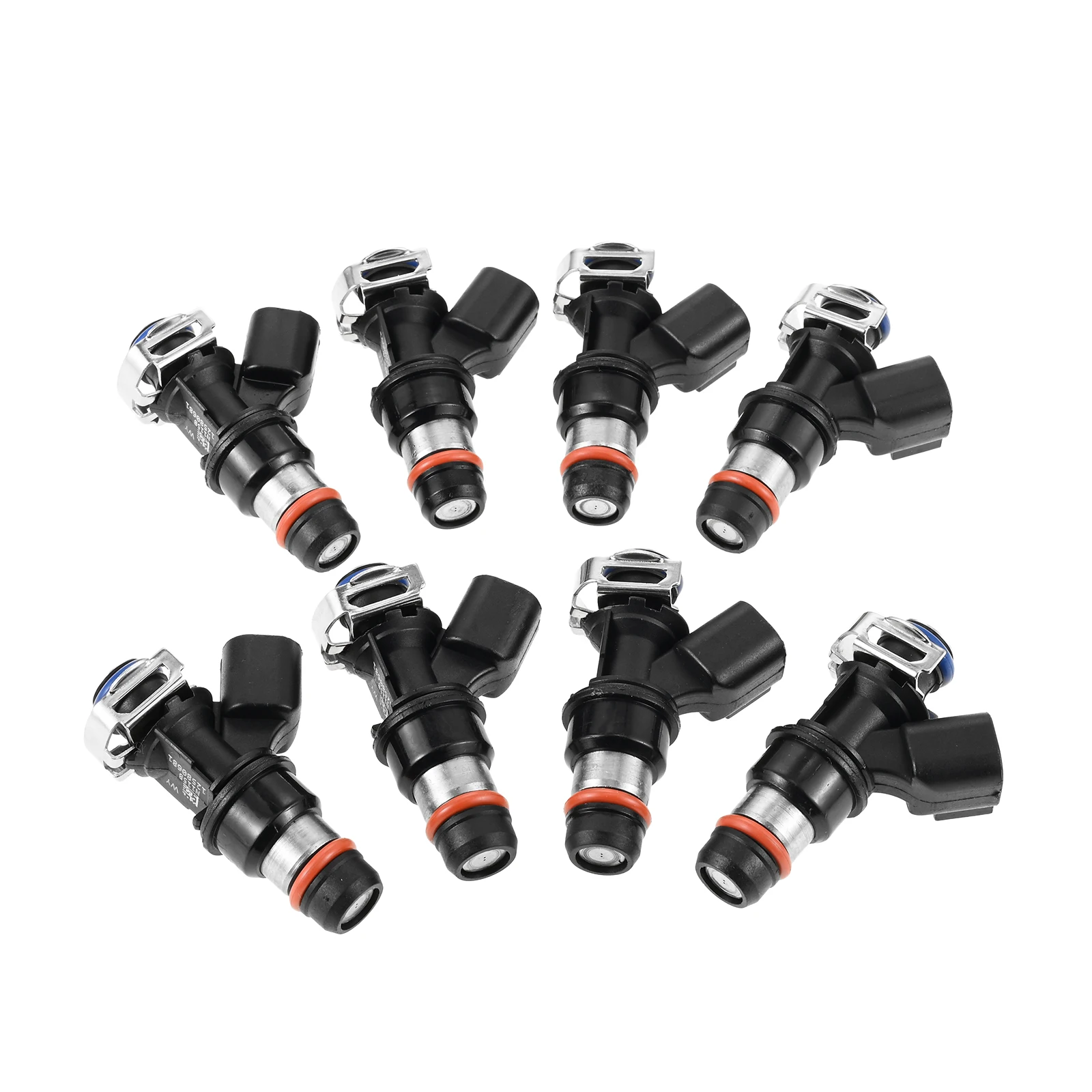 8Pcs Car Fuel Injectors Kit 217-1621 19421333 12580681 FJ887 for Chevrolet Silverado Suburban Tahoe Cadillac Escalade GMC Sierra