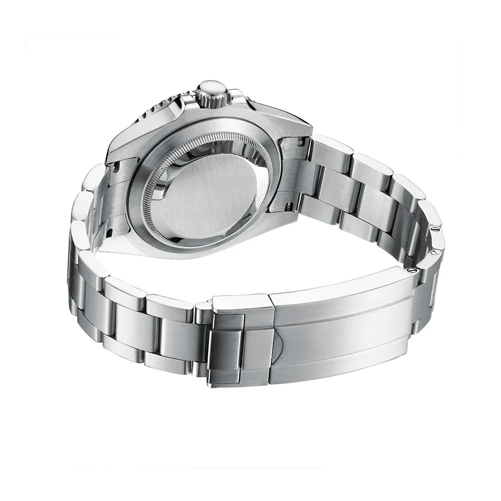 PHYLIDA 300M Resistente à Água 40mm Relógio Mergulhador Verde Masculino Movimento Automático nh35 Cristal de Safira SUB