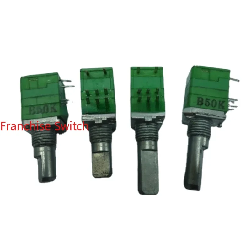 

10PCS Precision Duplex R09 With Switch Potentiometer 10K-15F, 17F