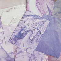30 sheets/pack of colored light and shadow series decorative material paper, hand tearable, suitable for scrapbooks