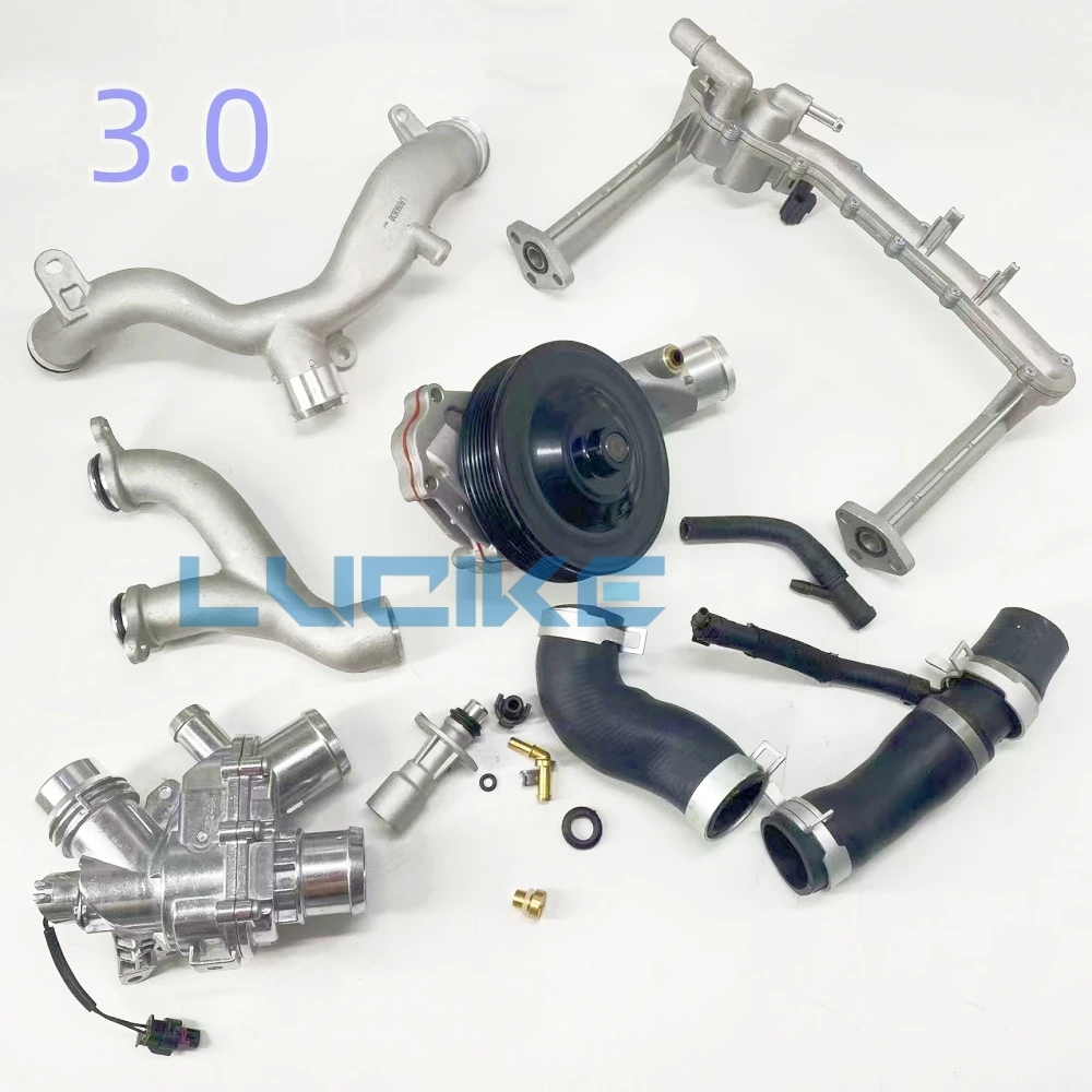 Cooling system upgrade kit for Jaguar Land Rover 3.0L 5.0 V6 turbocharged engine LR097165 LR117568 LR048474 LR045239 LR109401