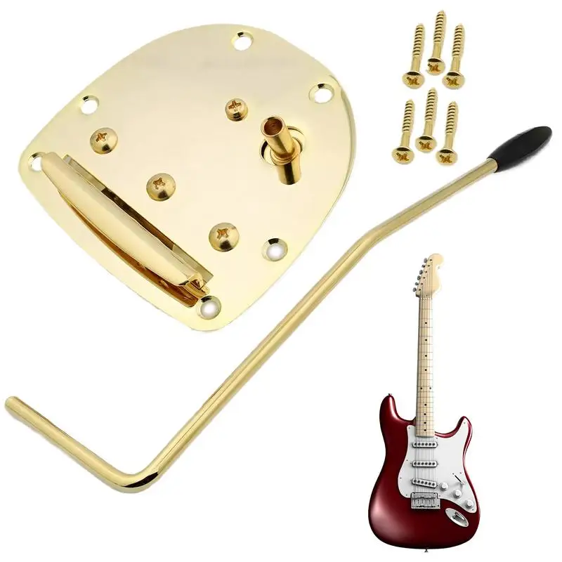 

Tremolo Bridge Guitar Spring Stabilizer System Zinc Alloy Tailpiece Replacement Vintage Musical Instrument Parts For Guitarist