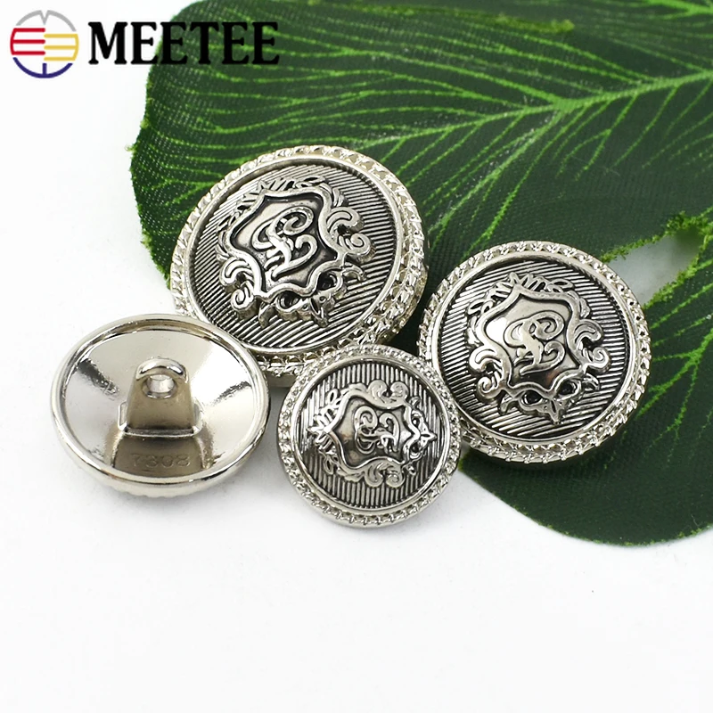 10/30/50pcs retro Fém Szállodai küldönc 15/18/20/23mm Alvóhely Megvarr gomb számára Farmernadrág Öltözés decorativa Csat DIY mesterségek accessor