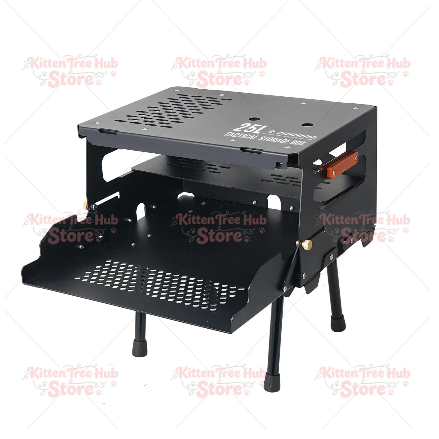 Camping Storage Box Portable Folding Table Large Capacity Car Trunk