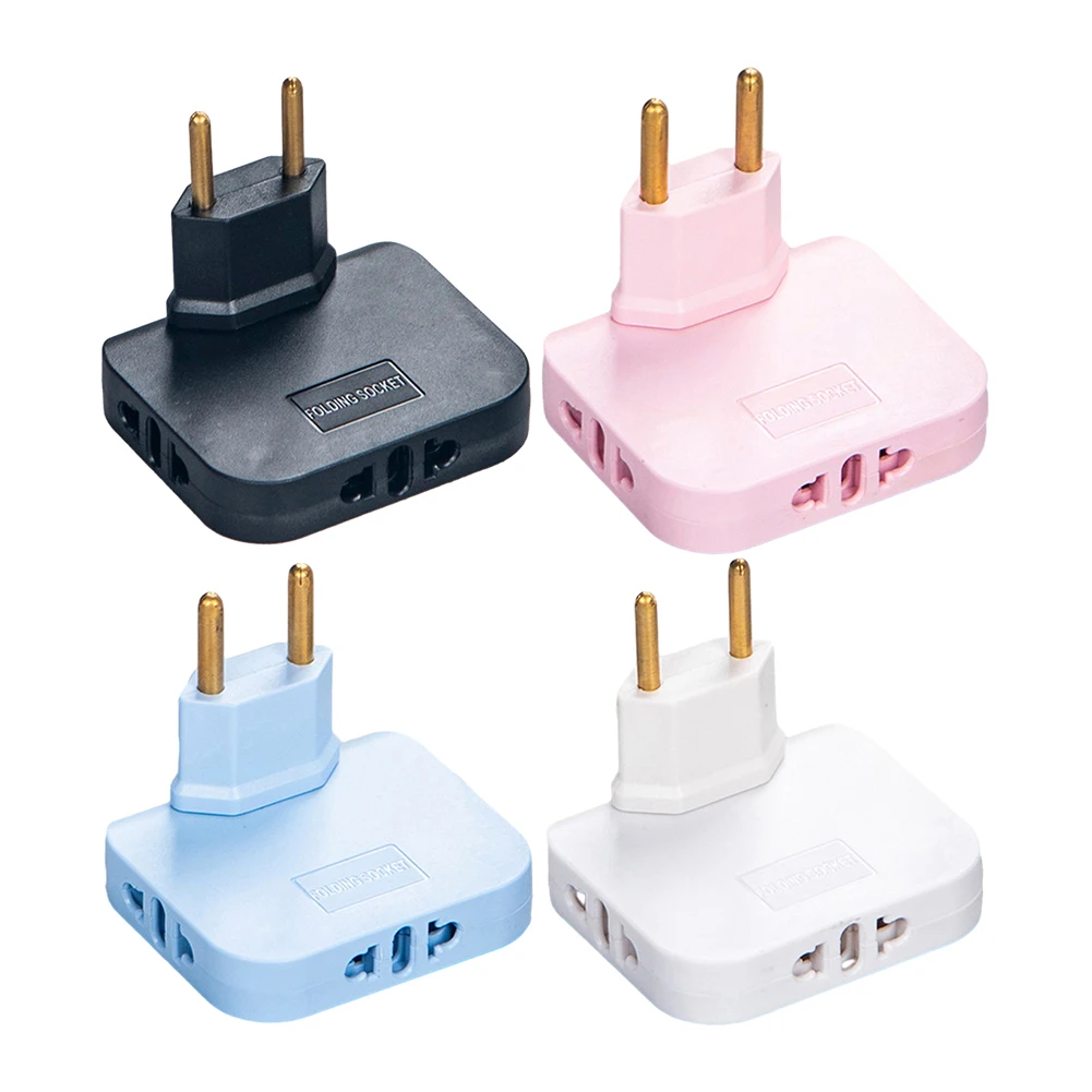 180 Degree Rotation Outlet European AC Power Outlet For Tight Spaces For Compact Areas 180 Rotation Ultra-thin Design