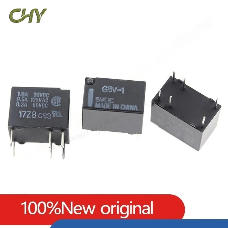G5V-1-3VDC G5V-1-5VDC G5V-1-12VDC G5V-1-24VDC G5V-1 3VDC 5VDC 12VDC 24VDC 6Pin SPDT Mini Signal Relay For PCB