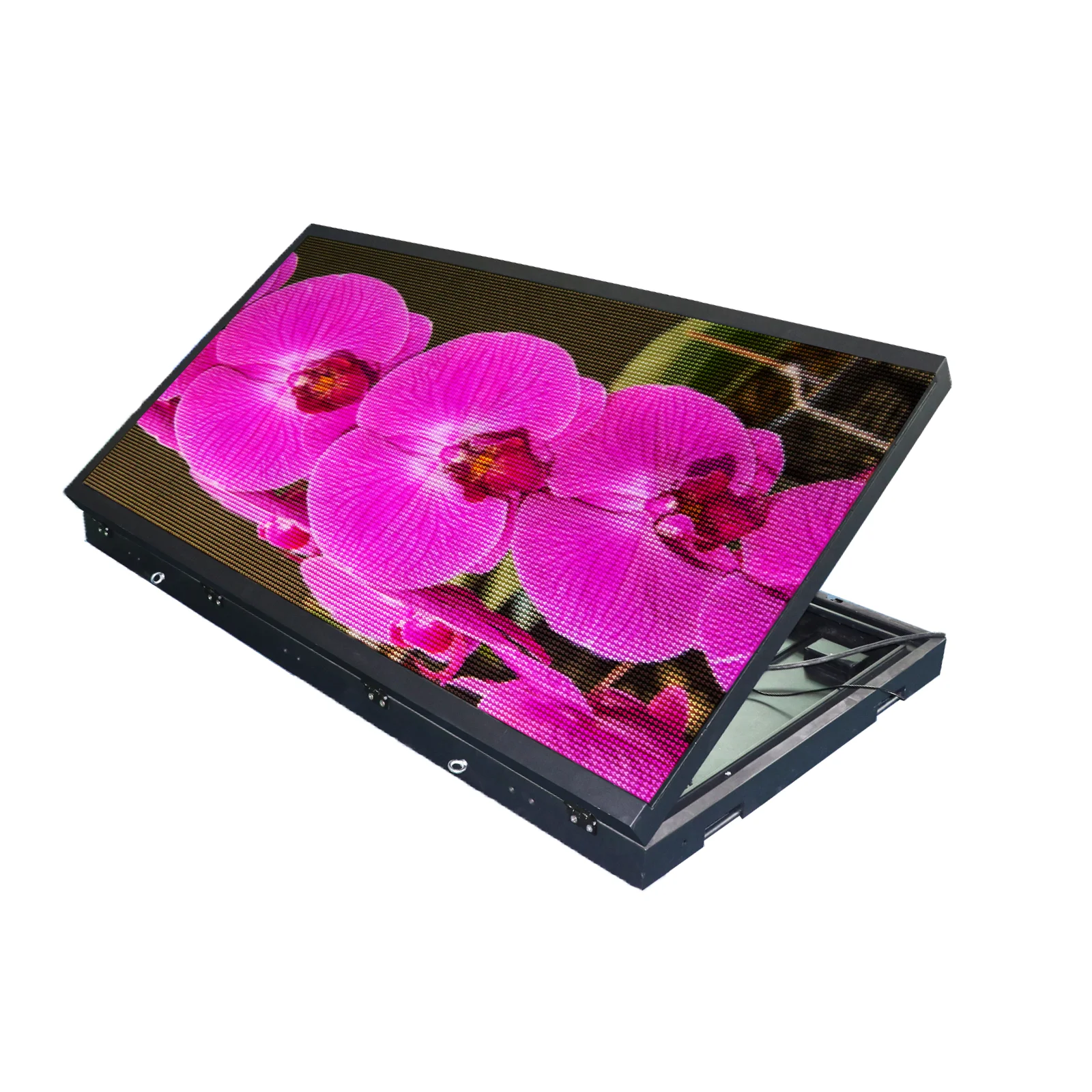 HD P3 Outdoor LED Screen Fixed Installation Front Open Wall Mounted Advertising Display IP65 Rating Sizes P2.5 P4 P5 P6 P8 P10