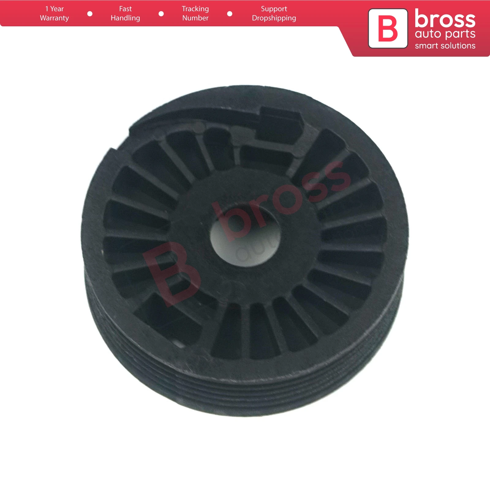 Bross Auto Parts BWR5317 Window Regulator Wheel Pulley Front  Left Door 3G0837461A for Audi A1 MK2 VW Passat B8 Made in Turkey