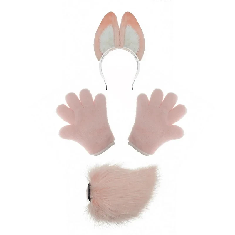 

354552.Zenless Zone Zero Zhao Cosplay Costume Accessories Props Anime Game Ears Glove Tail1【【