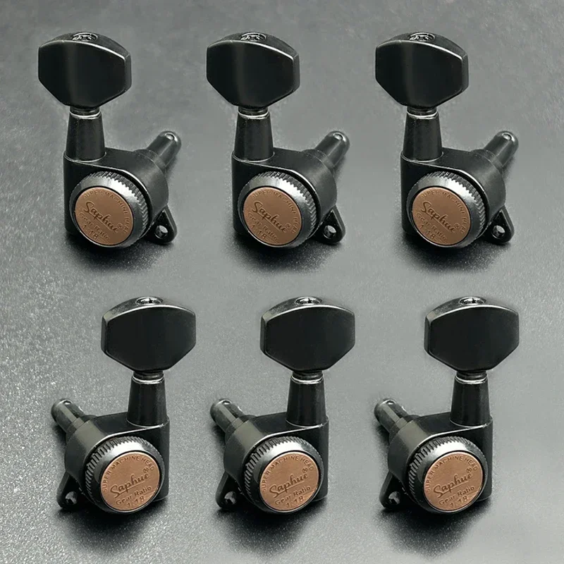

Guitar Locking Tuners 1:18 Lock String Tuning Key Pegs Machine Head Hexagonal Handle for Electric Folk Acoustic Guitars
