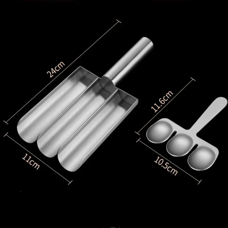 Easy-Release Non-Stick Meatball Maker Set - Manual Meatball Spoon for Effortless Fish Balls-Ideal Kitchen Tool for Home Cooking