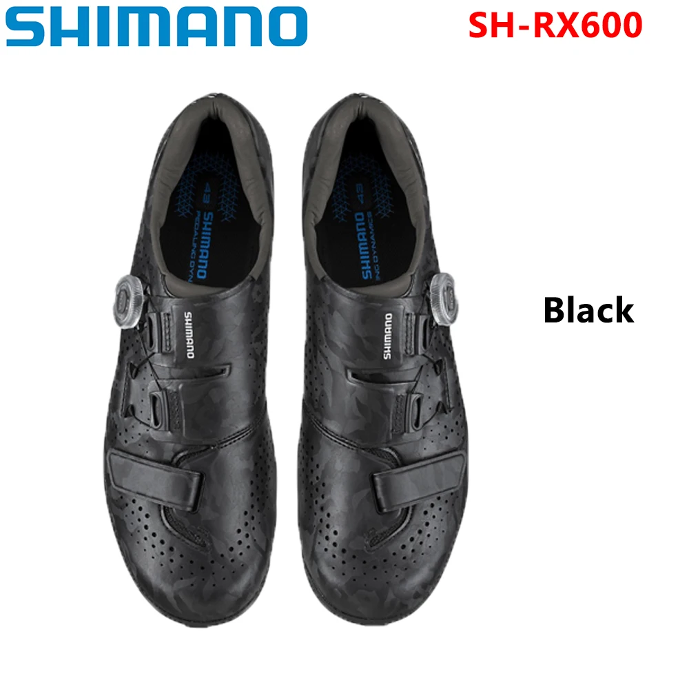 Shimano SH-RX600 Grindfietsslotschoenen RX6 RX600 Koolstofvezelzool Grindfiets Zelfsluitende rijschoenen Vergrendelbare schoenen