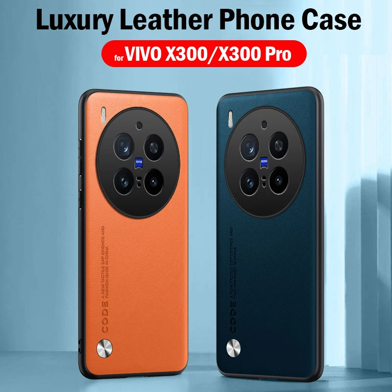 Leder Funda für VIVO X300 Pro Fall für VIVO X300 Abdeckung Mode Faser Textur PU-Leder Schutz Stoßfest Telefon capa