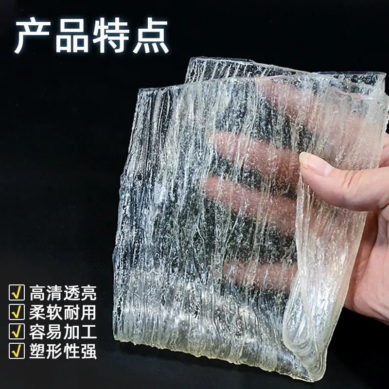 Waterfall River Flow Simulation Crackle Ceramic Glaze Model effect Resin finished products Sand table scene 3D Printer Parts