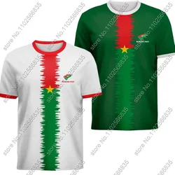 Burkina Faso National Jersey team Fans 2024 magliette stampa 3D pantaloncini da uomo Running Streetwear abbigliamento Casual da allenamento