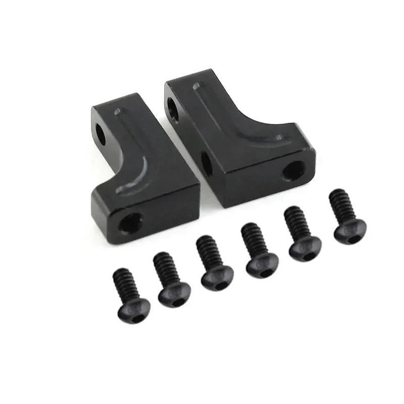 1 Set di supporto servo in metallo 12x6x18MM per SCX10 1/10 90021 90022 90028 Accessori auto RC Parti durevoli e resistenti all'usura
