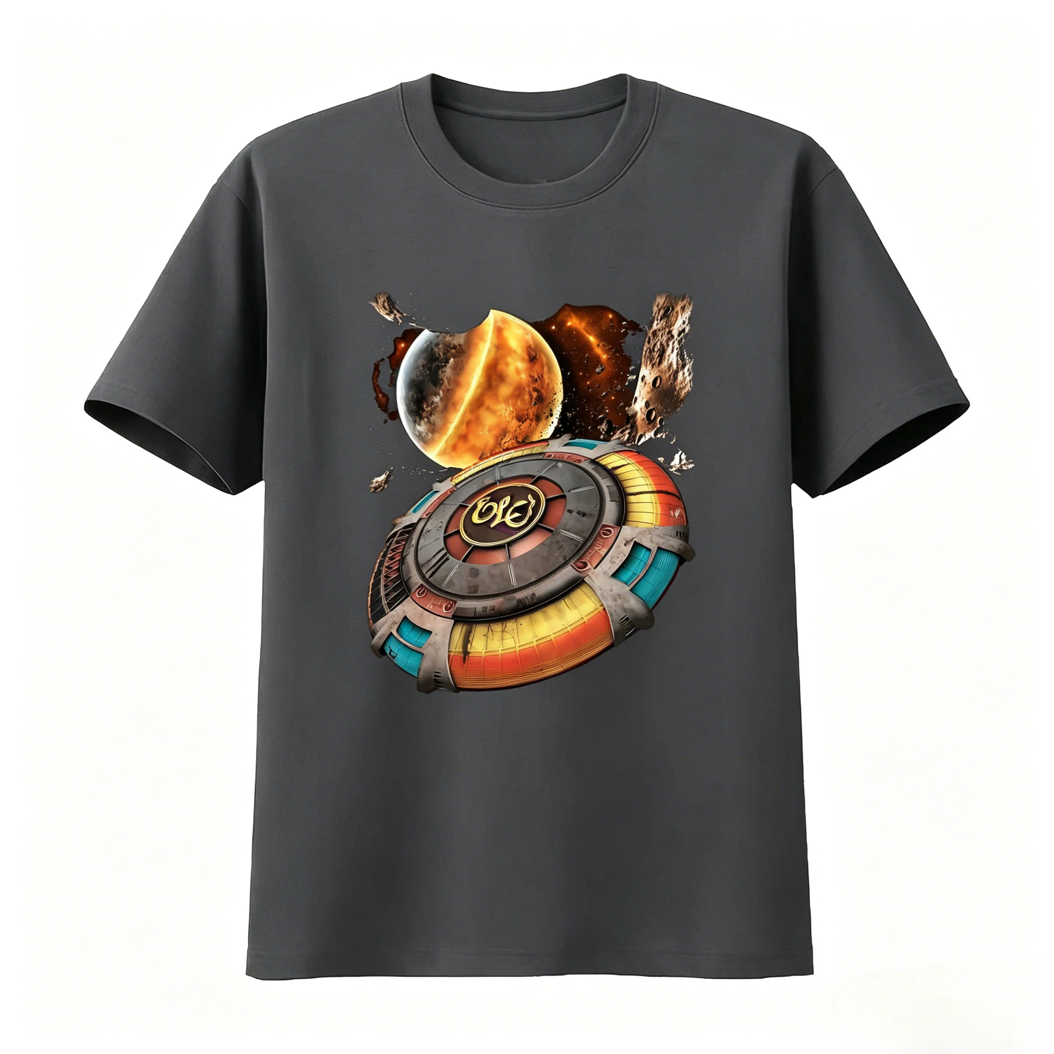Retro Music T Shirt Out of The Blue Electric Light Orchestra ELO Xanadu Space UFO Men's Clothing and Women's 2026 Summer T Shirt