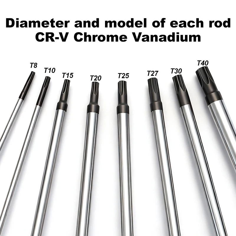 Magnetic Torx Screwdriver Sets Precision T8 T10 T15 T20 T25 T27 T30 T40  Torx Security Tool Kit for Electronics, Auto Repair