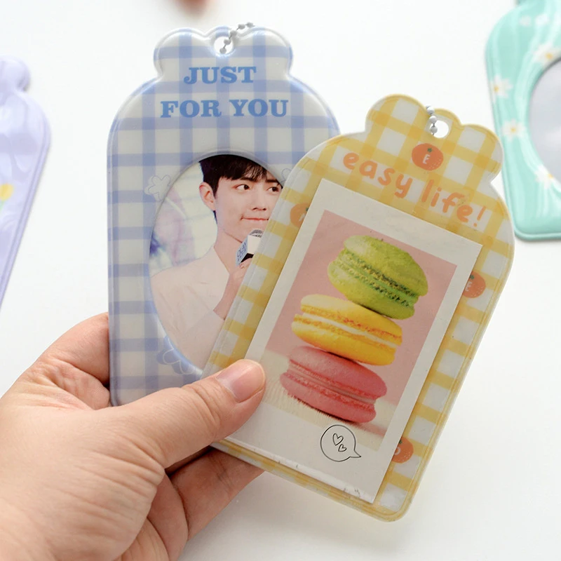 Kpop 3 Inch Photo Card Storage Card Holder Postcard Card Holder Collector Card Lomo Card Display Model Bag Hanging Decoration