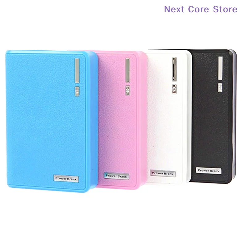 [NC]4*18650 Battery Holder 5V Dual USB Power Bank Battery Box Solderless Mobile Power Kit DIY Shell Case Charging Storage Case