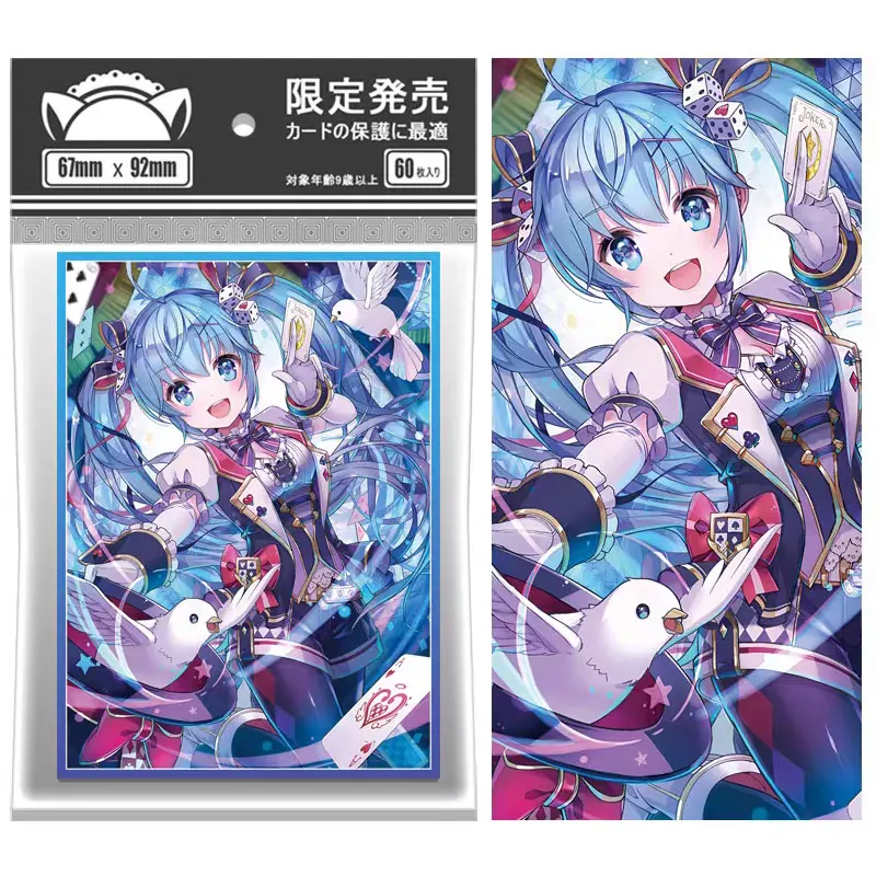 

60 шт., 67X92 мм, рукава для карт, защита для лазерных карт, защитные рукава для настольных игр, защитный чехол для карт для PTCG MGT, коллекционные карты