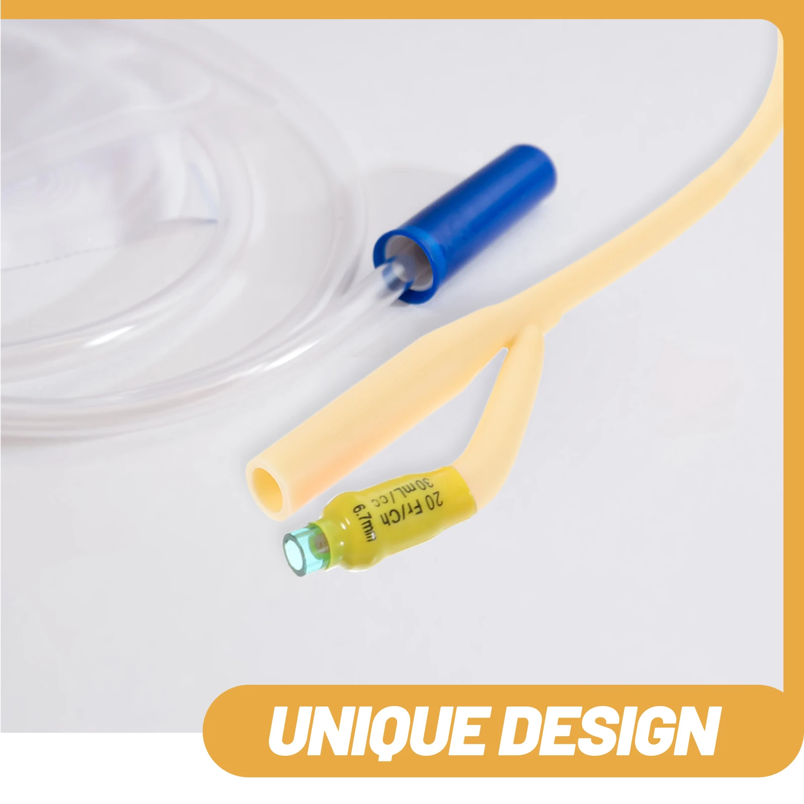 

12pcs Disposable Dual-Chamber Urine Catheter For Prostatic Patients Bedridden Adults Medical Use Probe 20Fr