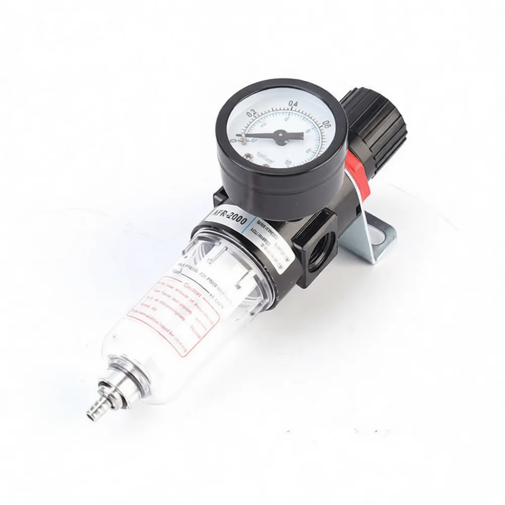 Heavy Duty AFC2000 Pneumatic Air Filter Regulator Combo Automatic Lubricator Moisture Oil Separator Pressure Gauge