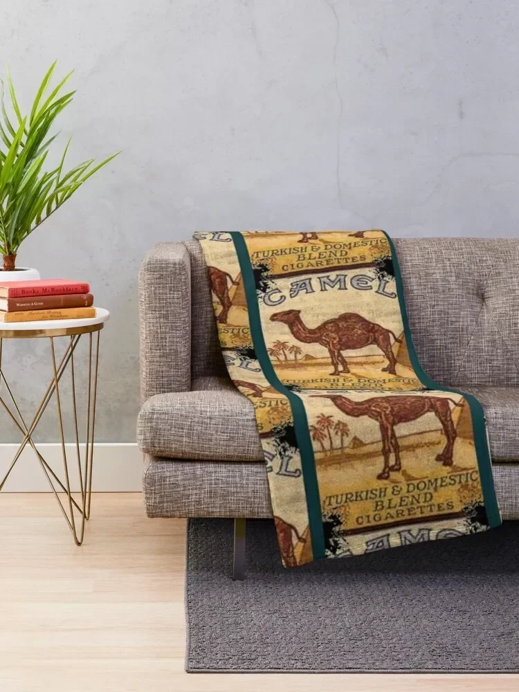 Camel Cigarettes Throw Blanket funny gift For Decorative Sofa Blankets