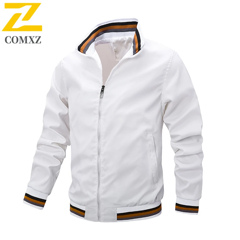 

Men's Casual Jacket Skin Friendly Comfortable Breathable Fashionable Versatile Flying Jacket Business Office Style Men's Jacket