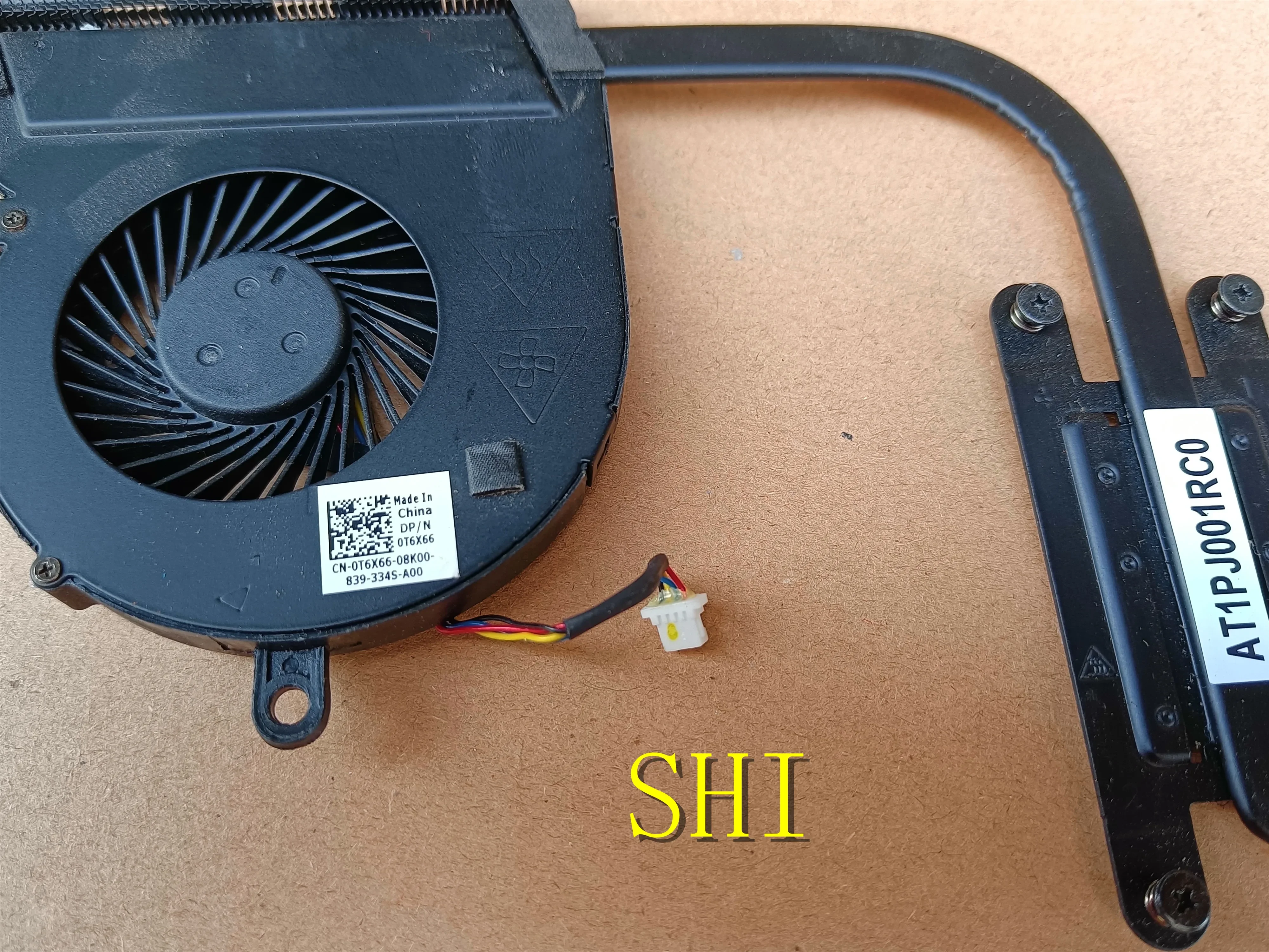 Dissipateur thermique pour ordinateur portable Dell Inspiron 5565 5567 5767 T6X66, ventilateur de refroidissement du processeur d'occasion