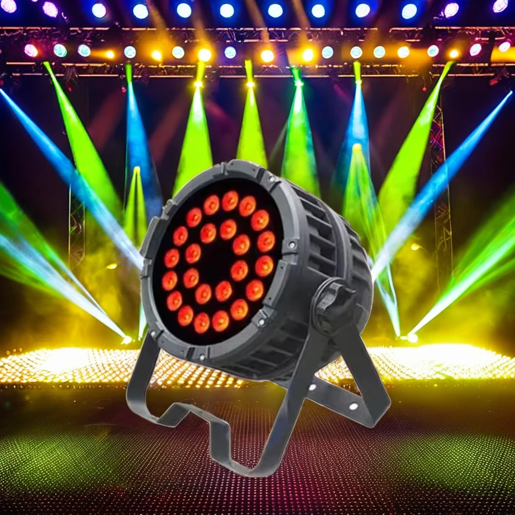 【Professional Use】 Stage Performance Light 24pcs 10W 4in1 Led Light Waterproof Par Cans Stage Lighting Equipment Profess