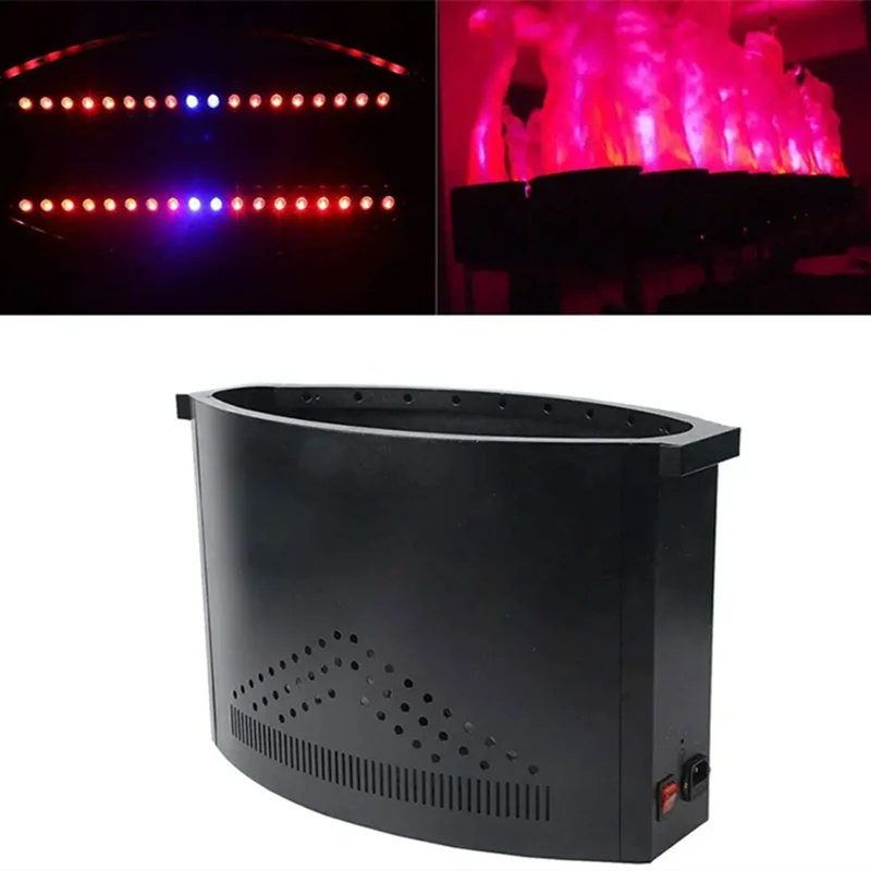Realistic Flame Effect Machine & LED Lights Simulated Flame Effect Disco DJ Party Bar Wedding Show Artificial Fake Flame Machine