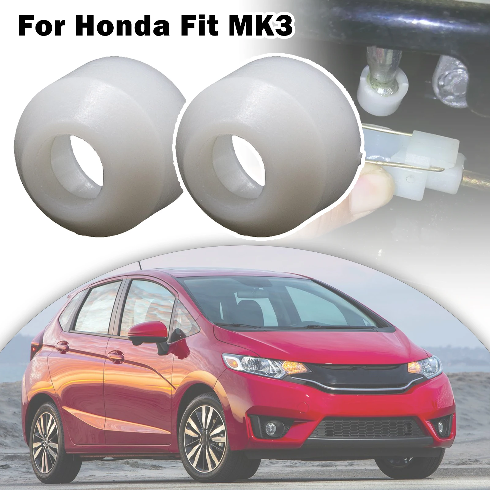 2pcs Gearstick end Bushing Cup For Honda Fit MK3 Acura CSX Honda Integra Shift  Bottom Control Lever Pivot Ball Sleeve Grommet