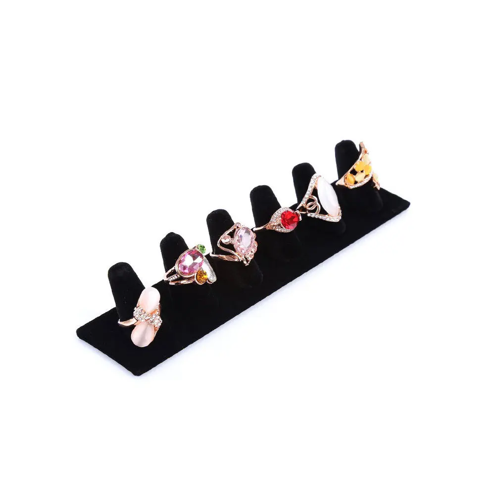 

Ring Holder Display Stand Compact Jewelry Showcase Bracelet Premium Material Rings Rack Home Shop