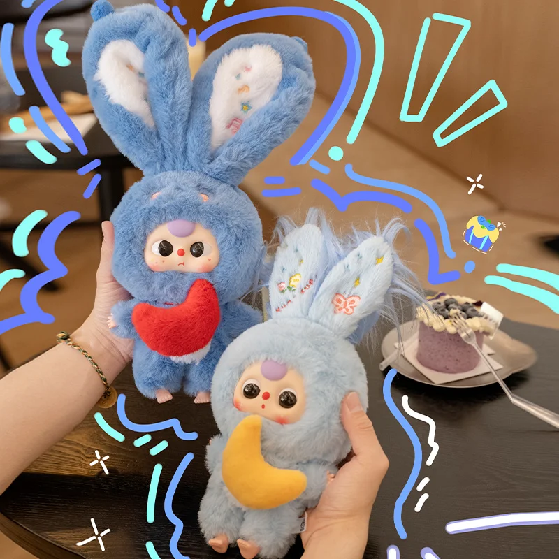 

Kawaii Baby Three 3rd Generation Lily Rabbit Town Plush Blind Box Series Backpack Pendant Fashion Doll Mystery Box Surprise Gift