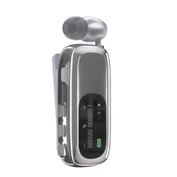 NEW Mini business headphones Wireless Earphone Lotus Bluetooth Earbud Handsfree Clip Headset Auriculares Touch Controll F920 K55