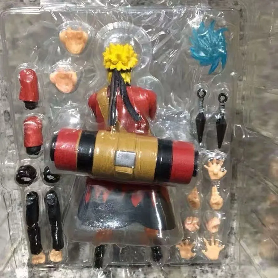 14cm Naruto Anime Figuras de Ação Uzumaki Naruto PVC Brinquedos Coletor Modelo Boneca Presente de Aniversário