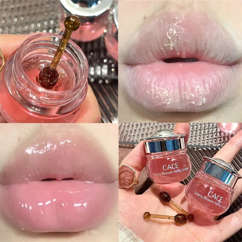 Moisturizing Lip Balm Nourishing Anti-cracking Anti-wrinkle Honey Lip Oil Remove Dead Skin Fades Lips Line Lip Mask Lips Care