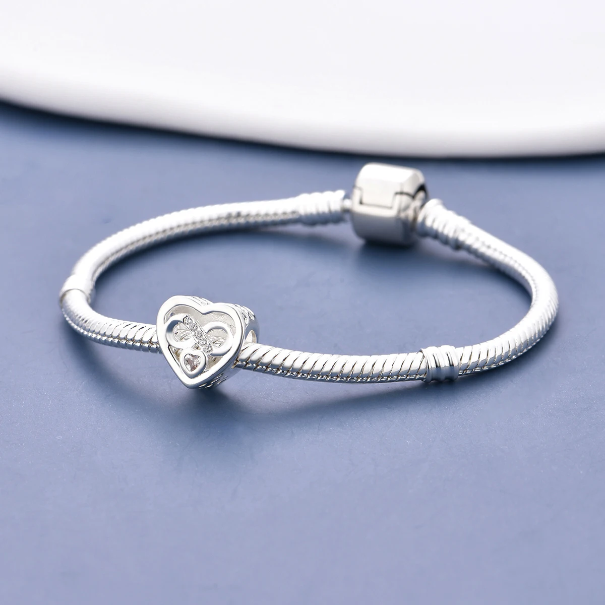 Original couple Series Bead Pendant,DIY Bracelet Jewelry Gift,Environmentally friendly Copper Material Plated with Silver