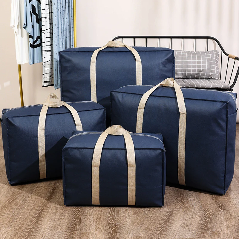 Foldable Large Capacity  Moving bag, Space Saving, Dust-Proof and Removable, Quilt Storage , moisture-proof non-woven bag