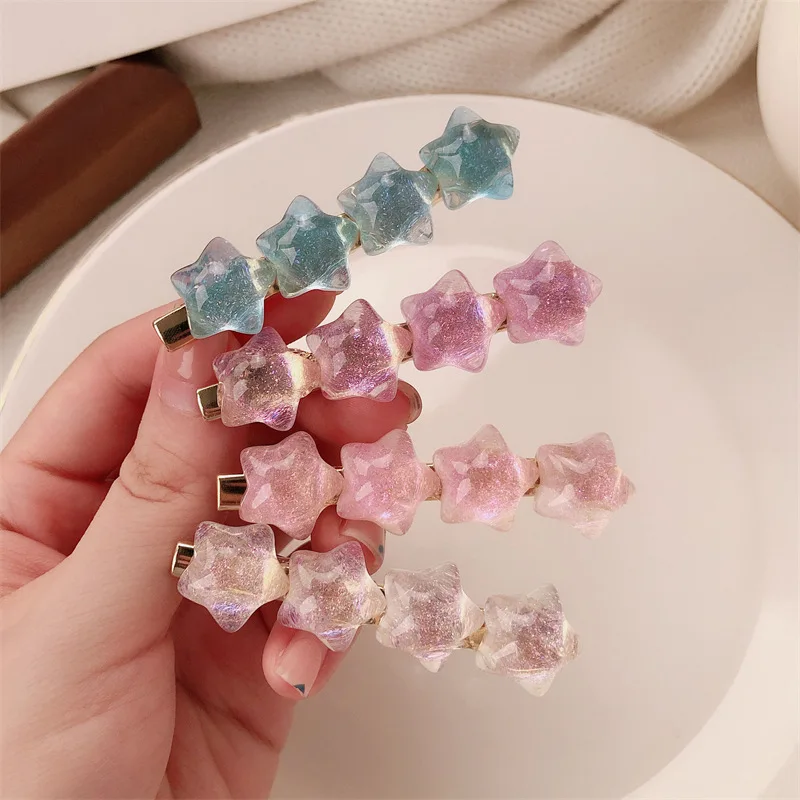 stars-hairpin-side-bangs-clip-exquisite-clip-female-cute-phantom-edge-clip-korean-fine-shining-hair-accessories