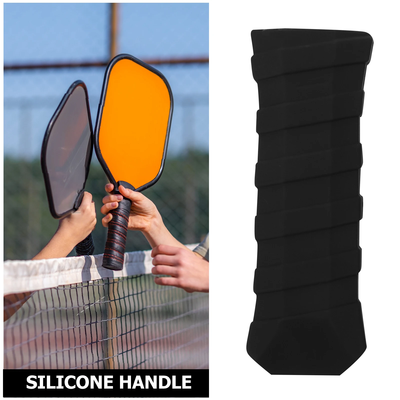 

2Pcs Flexible Grip Cover Stylish Anti- Silicone Sleeve for Handles
