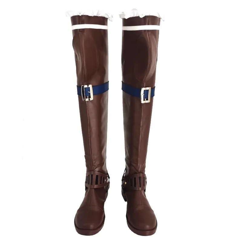 Arcane Caitlyn Kiramman Cosplay chaussures Caitlyn Cosplay bottes longues bottes femmes hommes Halloween fête carnaval Roleplay