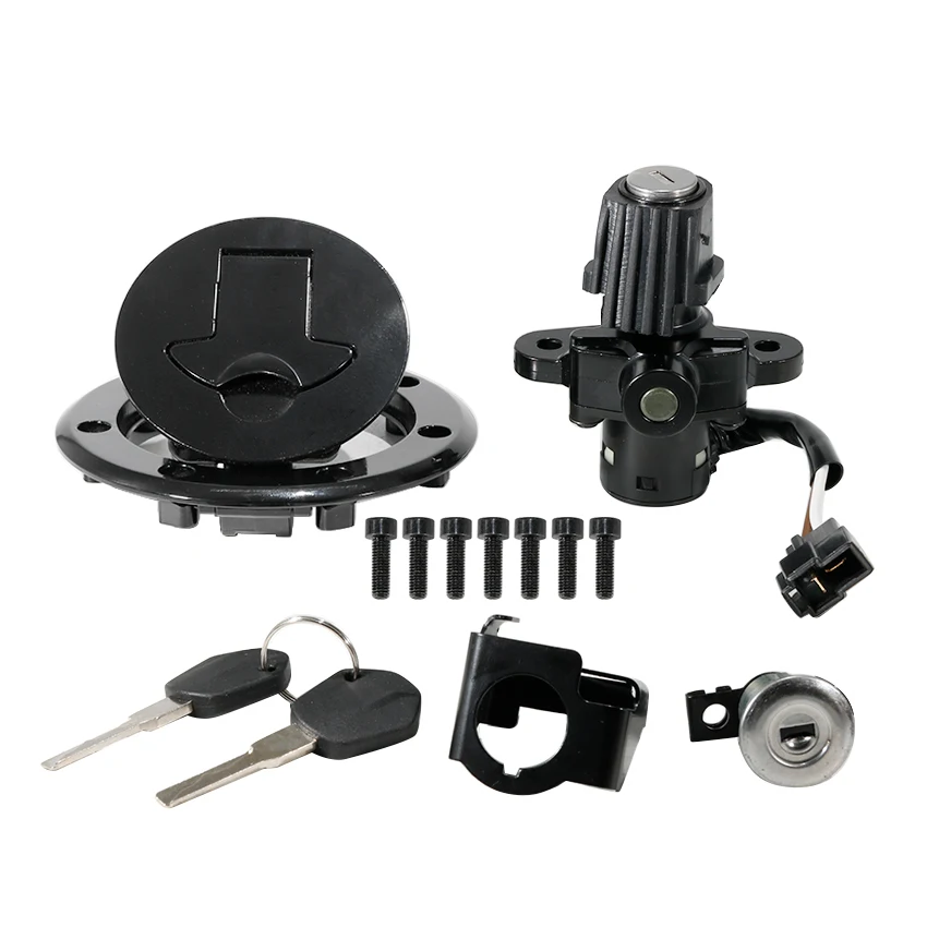 

Выключатель зажигания мотоцикла, ключ замка сиденья, набор крышек топливного газа, подходит для KTM 390 125 200 250 Duke ABS 2022-2025 лет OEM: 9311066044