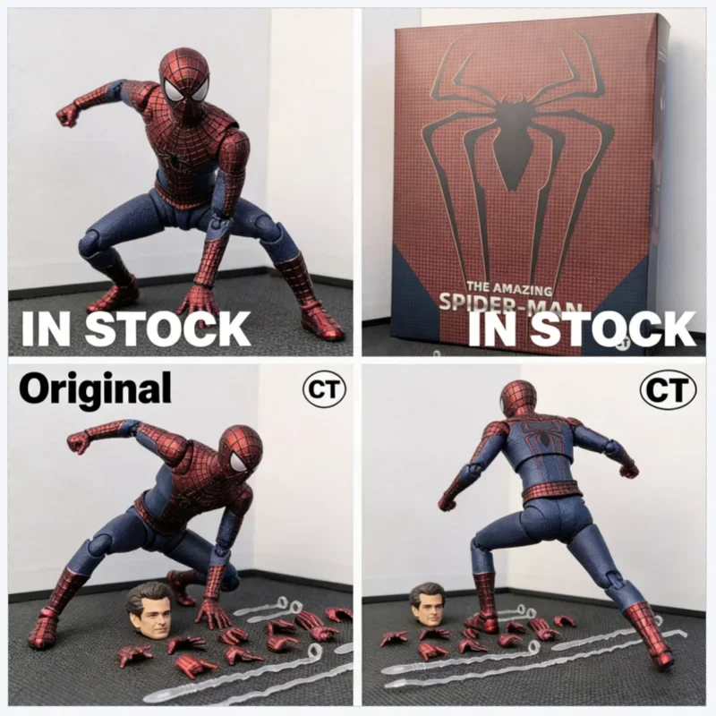 

IN Stock Ct Toys The Amazing Spider-Man Andrew Garfield Spiderman Figure Spider Man Anime Action Figure Figurine Model Gift Toys