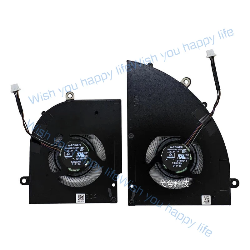 L... New BS5405HS-U5N BS5405HS-U5P For MSI Delta 15 A5EFK MS-15CK CPU COOLING FAN