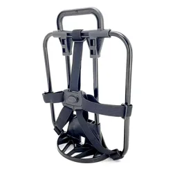 For Brompton Front Bag Basket Frame Backpack Bracket Folding Bike Front Luggage Frame Carrier Block Flat Frame Aluminum 25*30CM