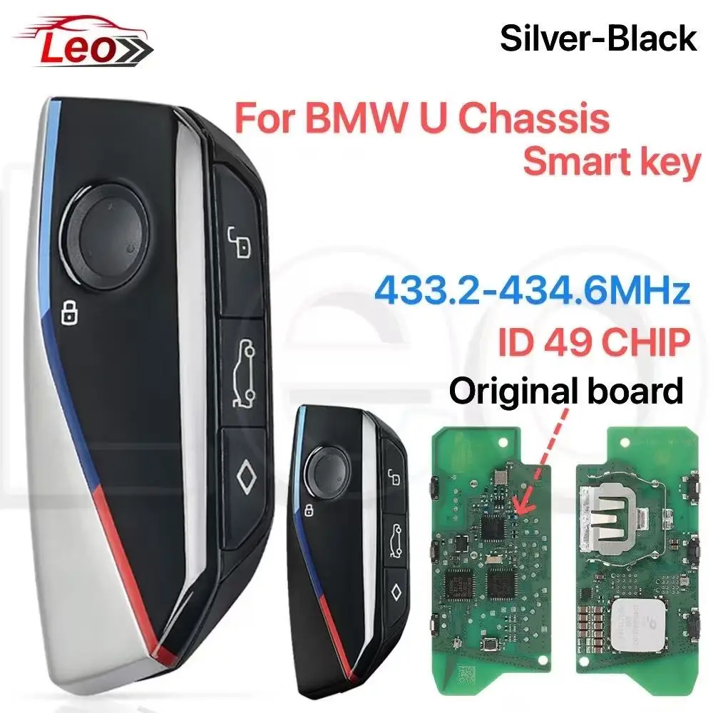 

For BMW U chassis Key OEM-PCB with UWB function 433.2-434.6MHz 49chip For BMW X1 X2 IX1 IX2 U06 U10 U11 U12 U25 MINI Countryman