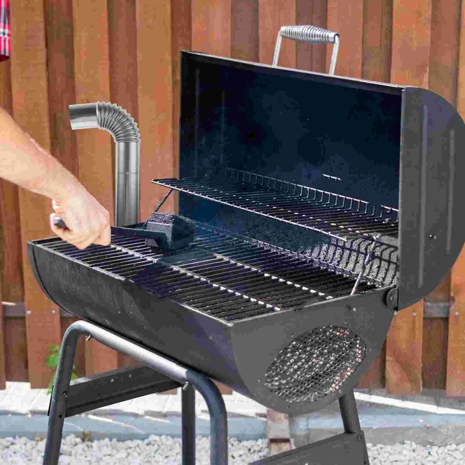 Tubo de escape de acero inoxidable, estufa de calefacción de Metal, chimenea, ventilación del hogar, fuego, Flexible, parrilla de barbacoa, carbón